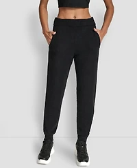 Dkny Women's Feather Yarn Tonal Jogger