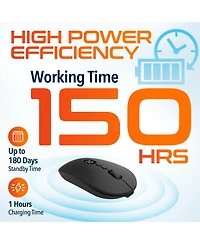 Delton S16 Wireless Mouse, Quiet, Adjustable Dpi (DMS16-wr)