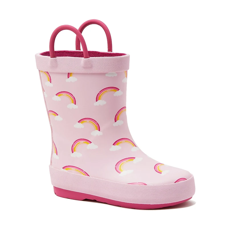 Lands' End Toddlers Pull On Splash Rubber Rain Boots