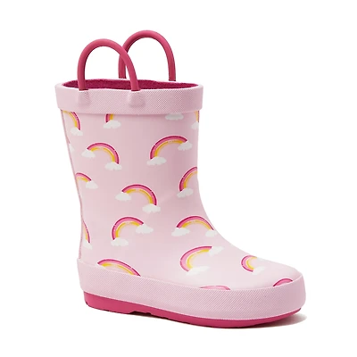 Lands' End Toddlers Pull On Splash Rubber Rain Boots