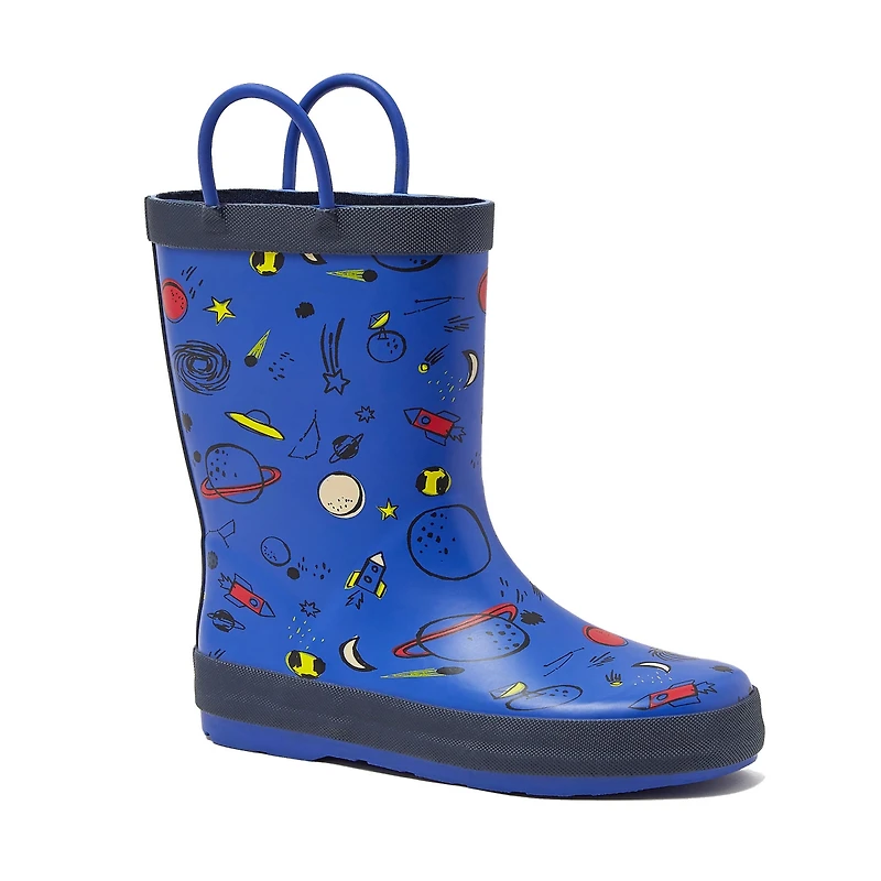 Lands' End Toddlers Pull On Splash Rubber Rain Boots