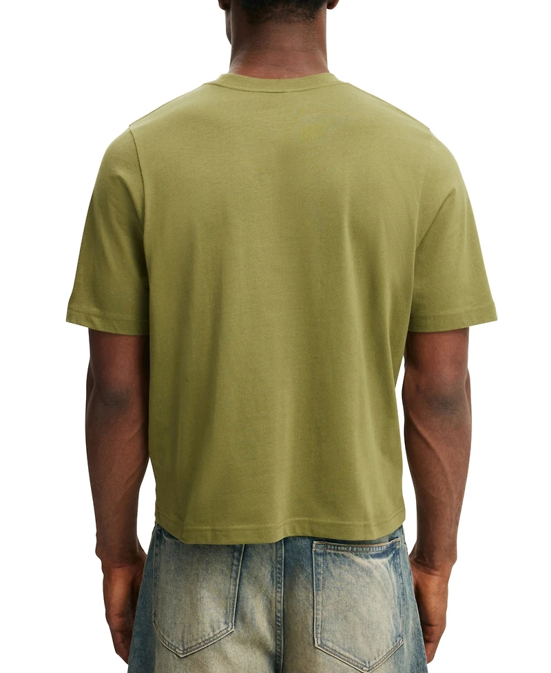 Cotton On Men's Cropped Fit Short Sleeve T-Shirt