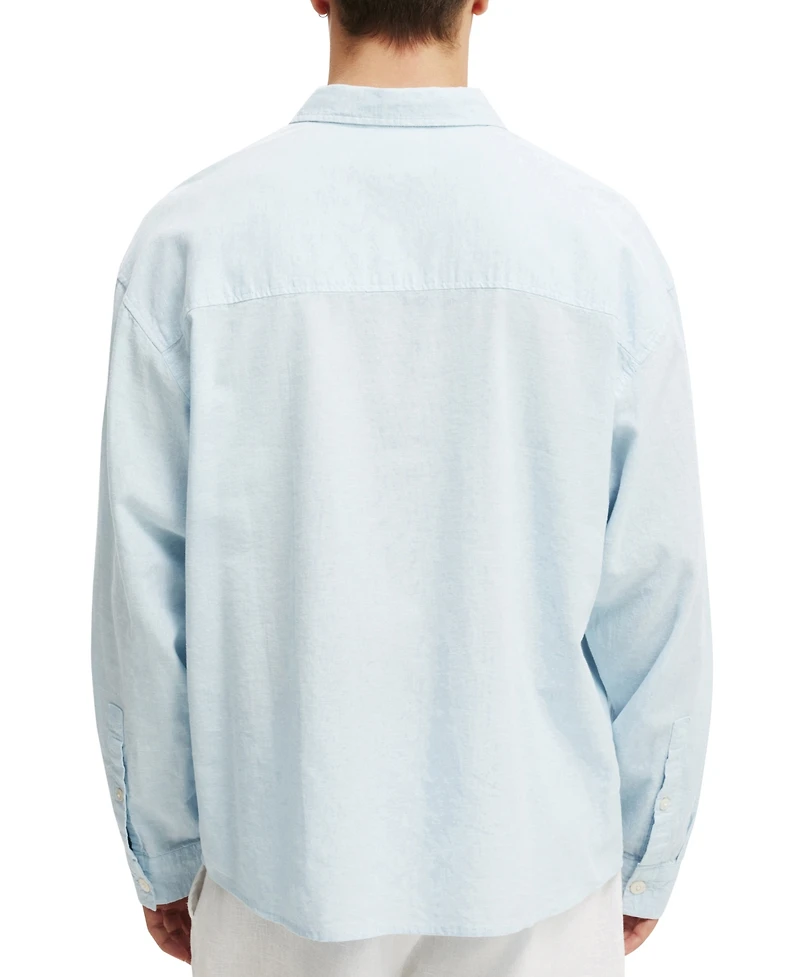 Cotton On Men's Eli Long Sleeve Shirt