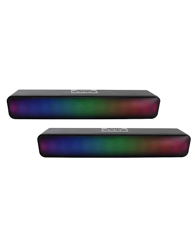 Riptunes 2 Pack Raw Energy Sound Bar, Multiple ways to play music