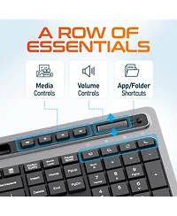 Delton T42/M42 Wireless Keyboard & Mouse Combo (DKBMT42)