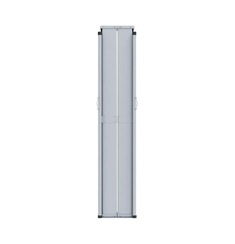 Side Awning Anthracite Polyester with Pu coating, steel, aluminum