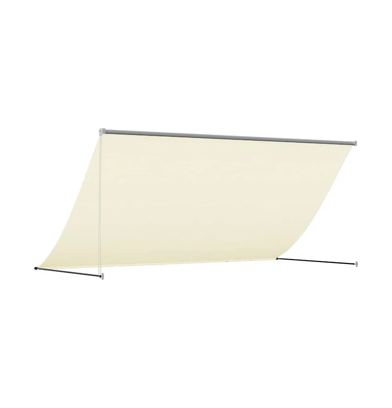 vidaXL Retractable Awning Cream