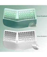 Ergonomic 2.4Ghz Wireless Keyboard Mouse Combo
