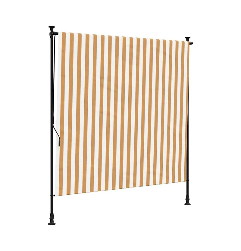 vidaXL Outdoor Roller Blind Orange and White