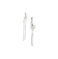 Sohi Petal Chain Drop Earrings