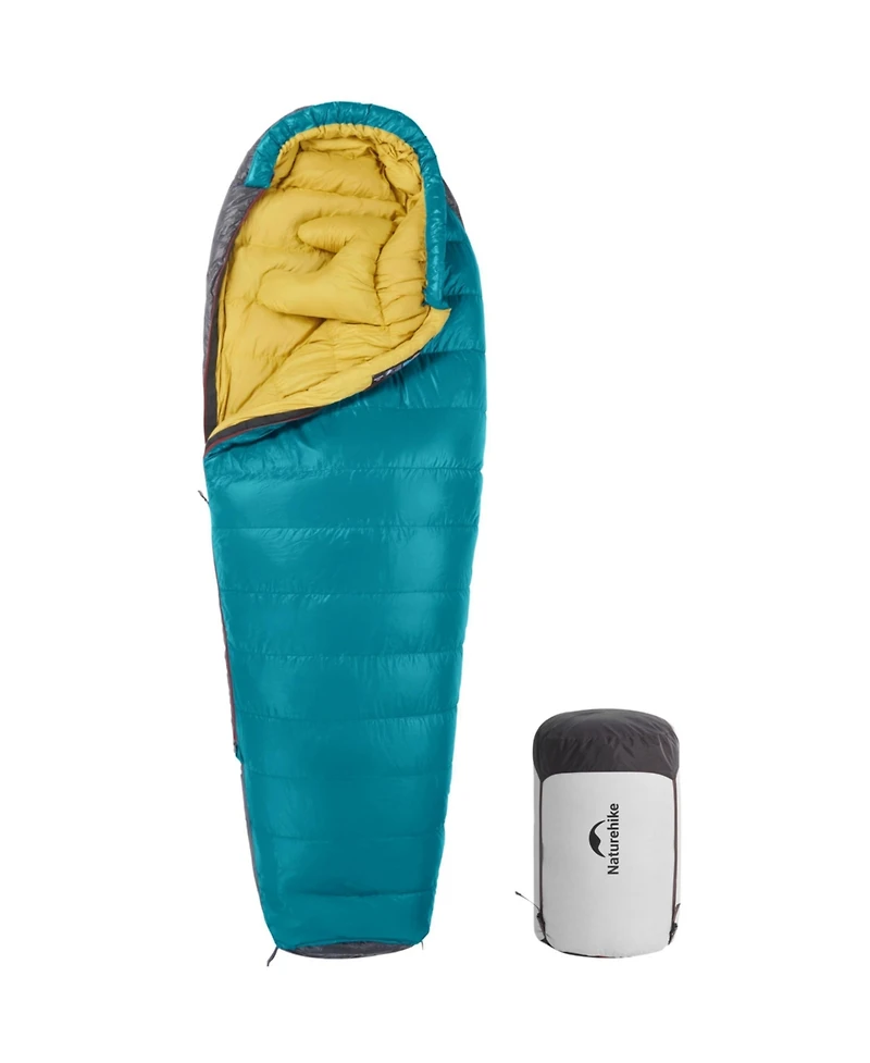 Naturehike 0 Degree Down Mummy Sleeping Bag for Adults,650FP Cold Weather Backpacking Sleeping Bag with Rds Down,29.3 Sleeping Bags for Camping