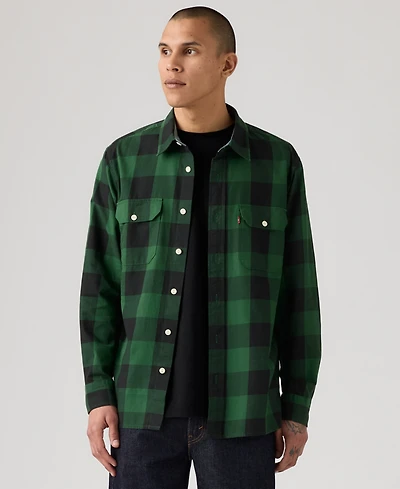Levi's Men's Relaxed Fit Long Sleeve Button Front Worker Shirt