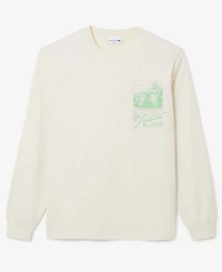 Lacoste Men's Long Sleeves Printed T-Shirt