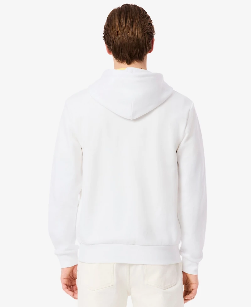 Lacoste Men's Zip-Up Fleece Hoodie