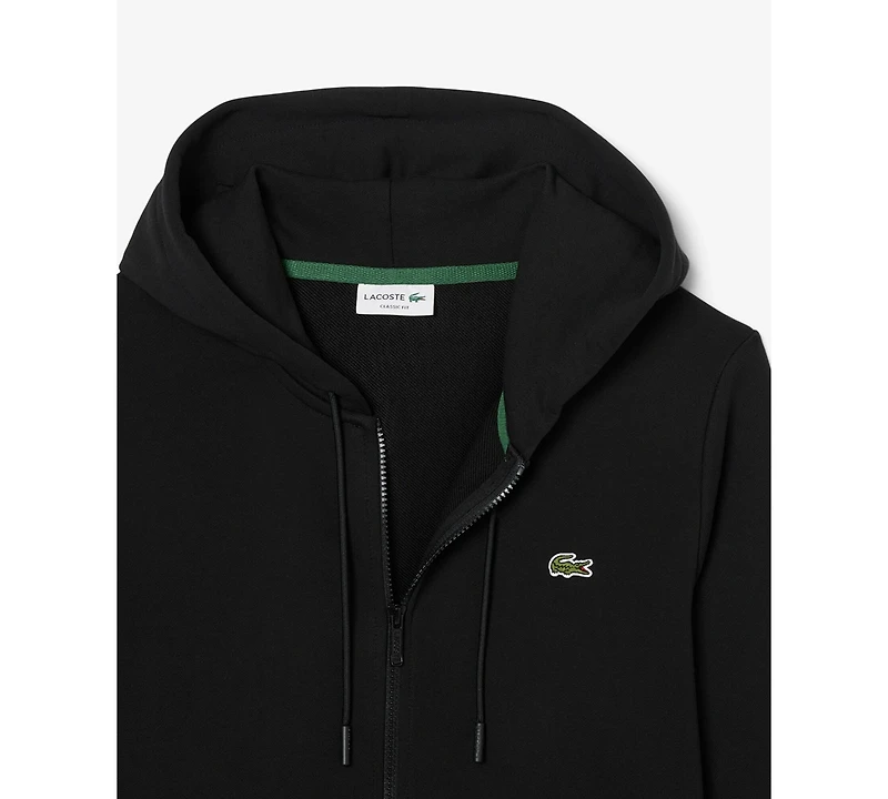 Lacoste Men's Zip-Up Fleece Hoodie