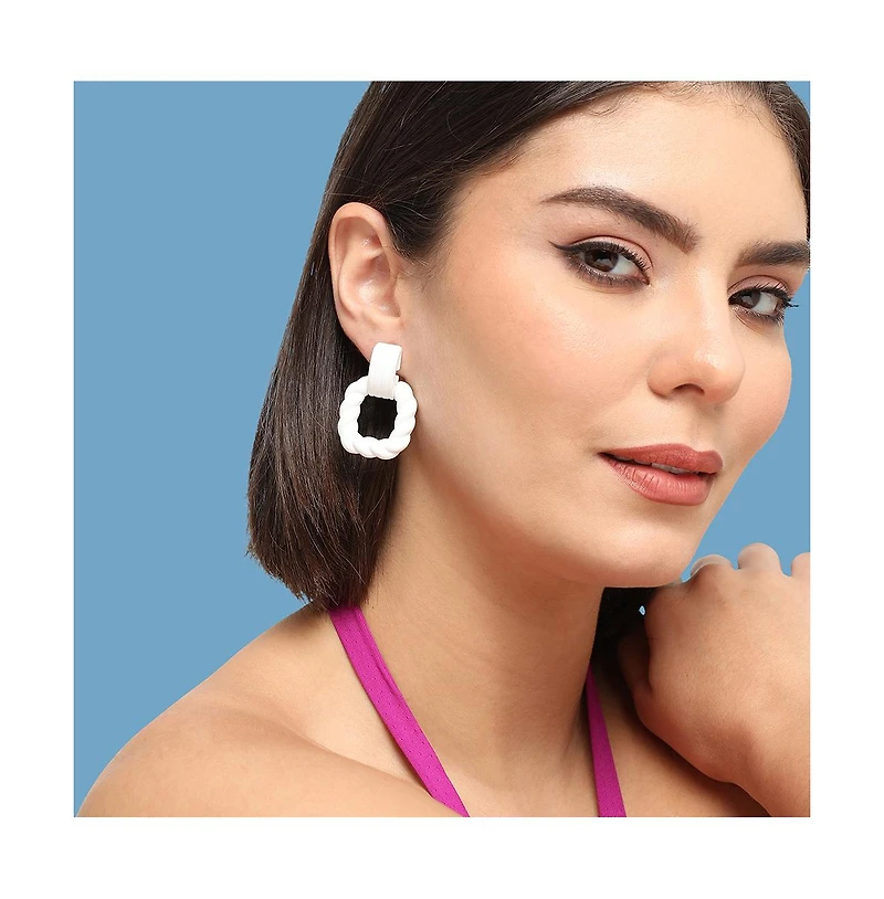 Sohi Women's Rope Drop Earrings
