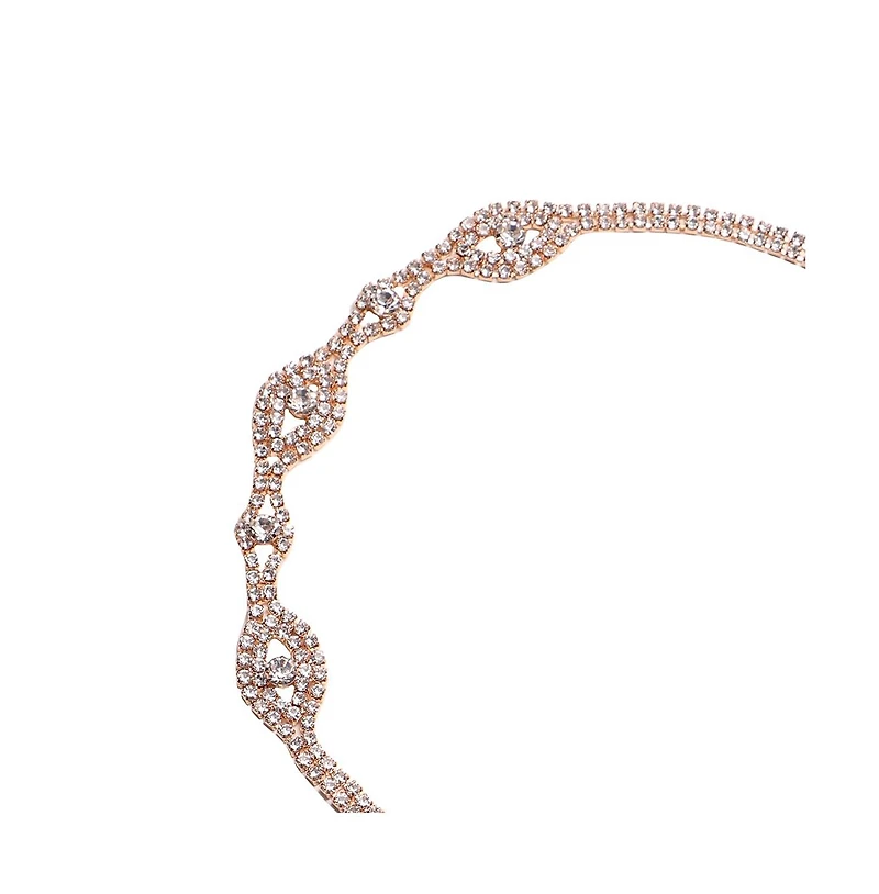 Sohi Women's Bling Eye Statement Necklace