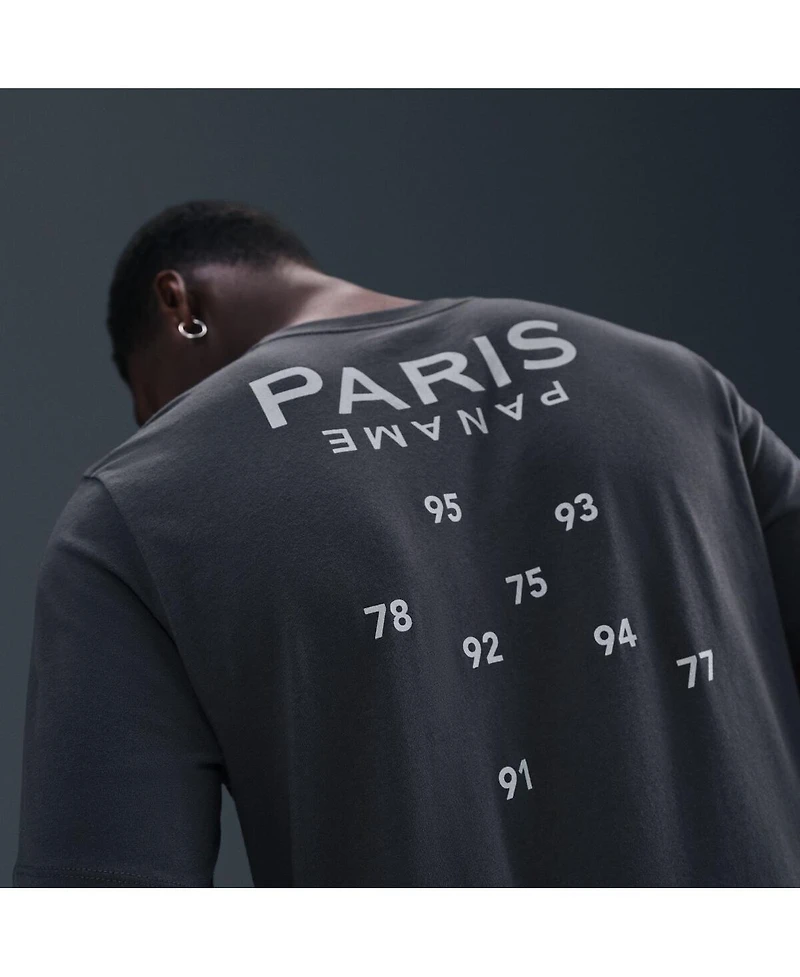 Nike Men's Anthracite Paris Saint-Germain Paname T-Shirt