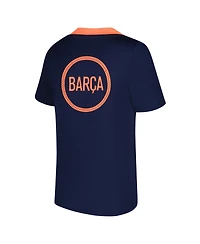 Nike Big Boys and Girls Navy Barcelona 2025/26 Third Academy Pro Pre-Match Performance Top