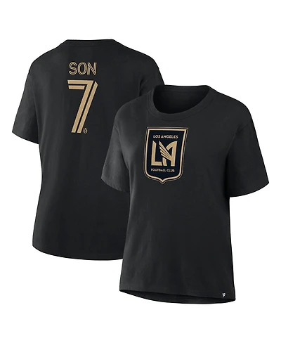 Fanatics Women's Son Heung-Min Black Lafc Name Number T-Shirt