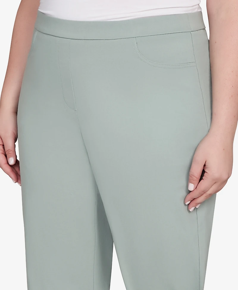 Alfred Dunner Plus Stockbridge Modern Millennium Short Length Pant
