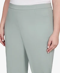 Alfred Dunner Plus Stockbridge Modern Millennium Short Length Pant