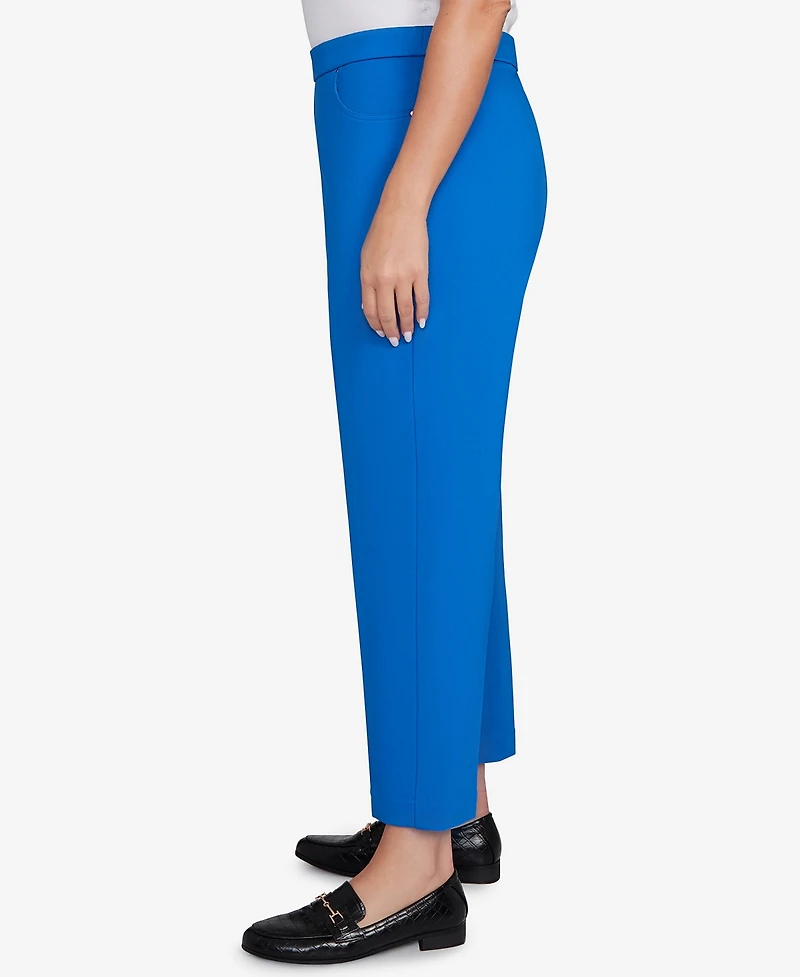 Alfred Dunner Plus Barcelona Stretch Ponte Knit Average Length Pant