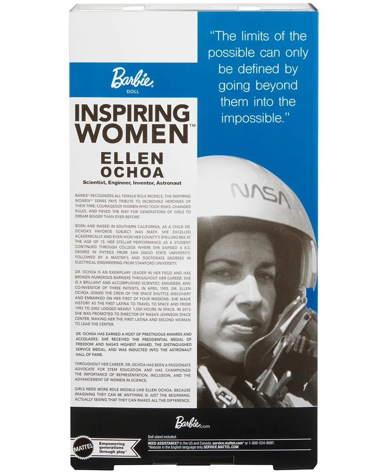 Barbie Ellen Ochoa Barbie Inspiring Women Doll