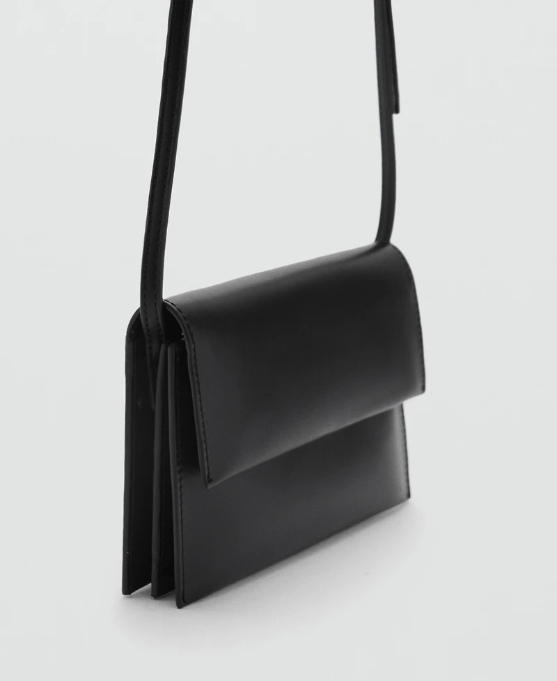 Mango Women's Flap Crossbody Bag
