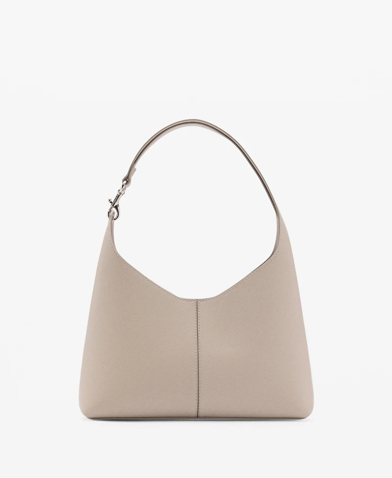 Mango Women's Metallic Detail Shopper Bag