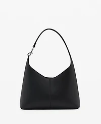 Mango Women's Metallic Detail Shopper Bag