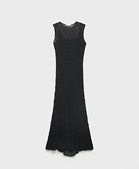 Mango Women's Long Lace Dress