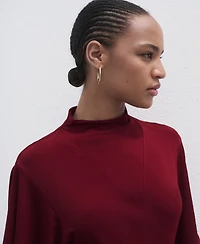 Mango Women's Bell Sleeves A-Line Dress