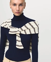 Mango Women's Turtleneck Wool Sweater