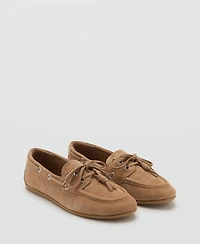 Mango Women's Laces Deck Shoes