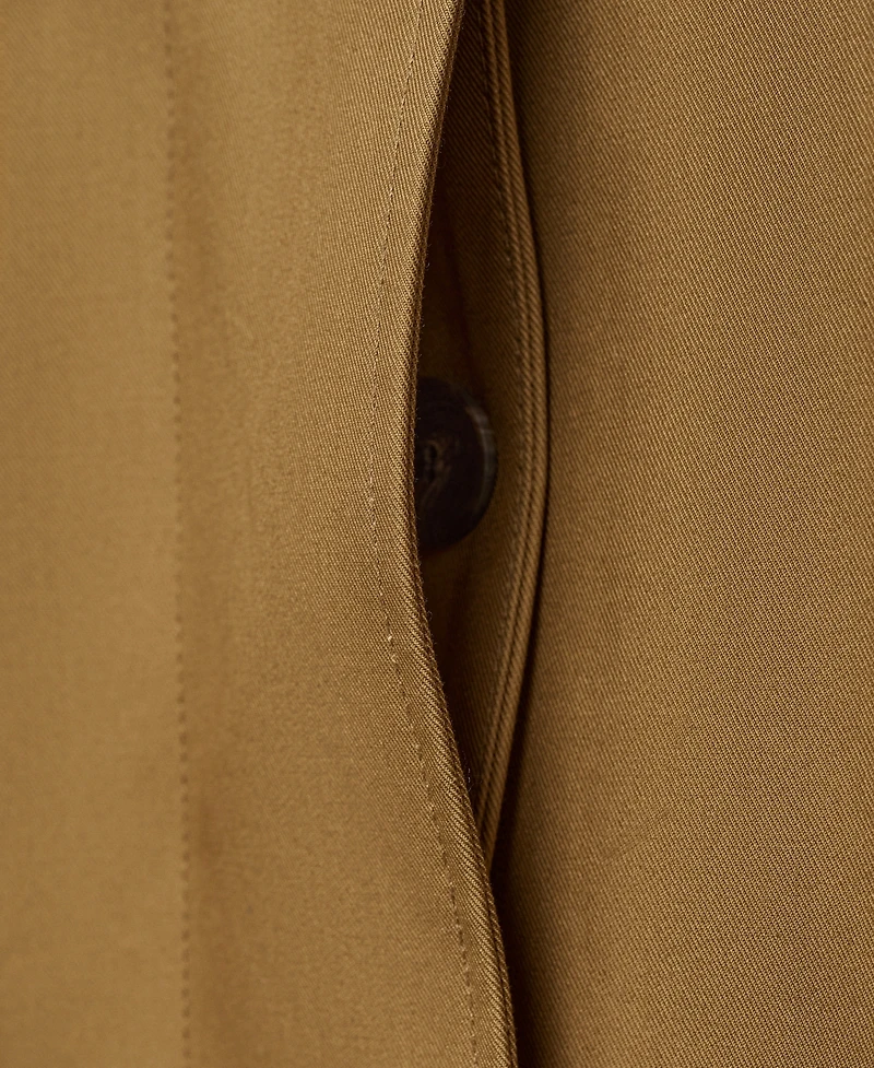 Mango Women's Cotton Long Trench Coat