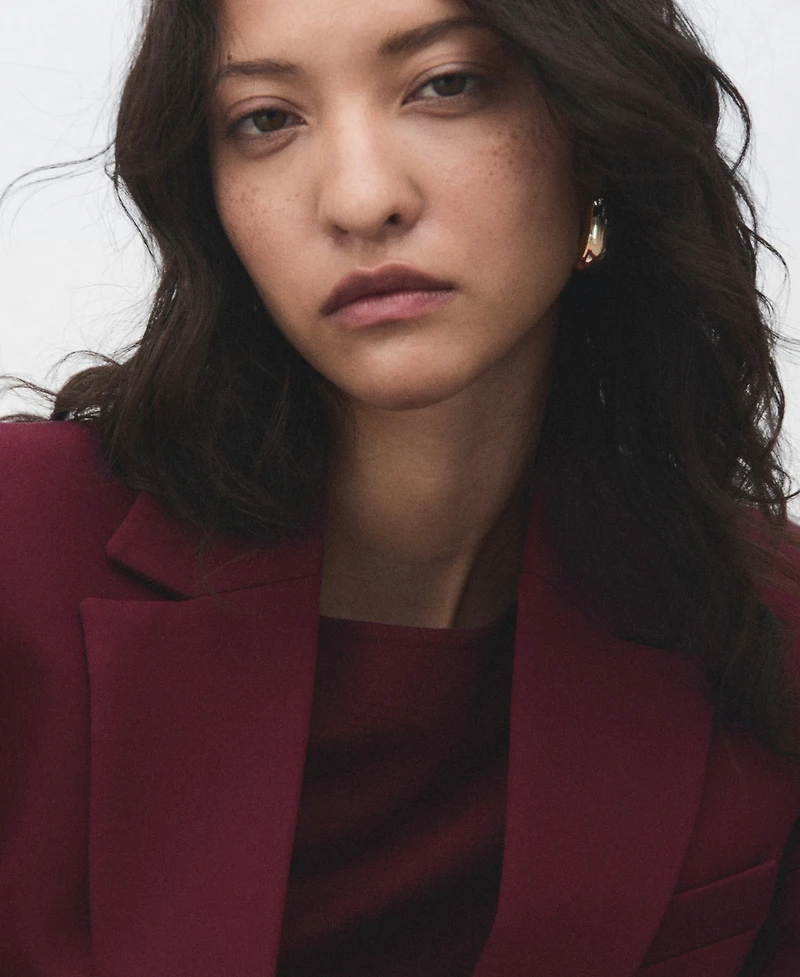 Mango Women's Fitted Suit Jacket