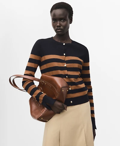 Mango Women's Cuff Opening Cardigan