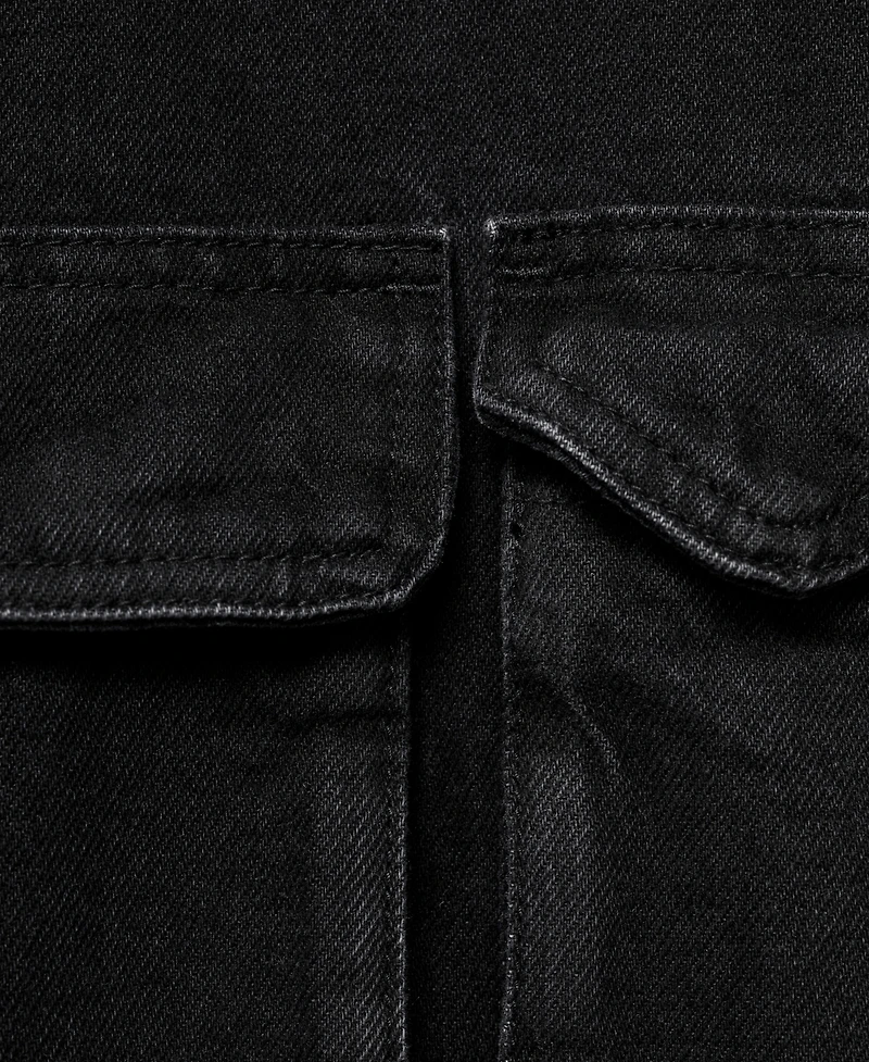 Mango Women's Pockets Oversized Denim Parka