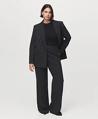 Mango Women's Pinstripe Suit Pants