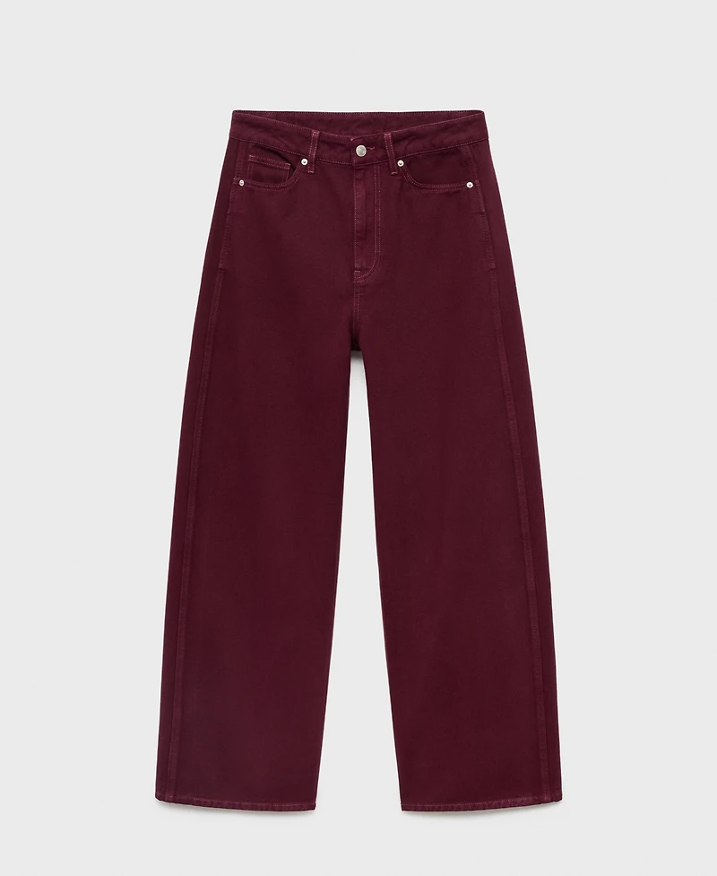 Mango Women's High-Rise Balloon Jeans