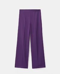 Mango Women's Satin Straight-Fit Pants