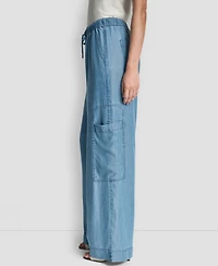 Dkny Women's Patch Pocket Detail Pull-On Pants