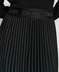 Dkny Women's Pleated Ombre Pull-On Skirt