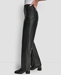 Dkny Women's Seamed Straight-Fit Pants