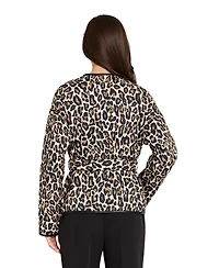 Tahari Asl Women's Quilted Reversible Jacket