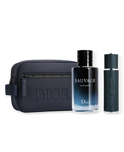 Dior 3-Pc Sauvage Eau De Parfum and Travel Spray Gift Set