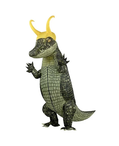 Jazwares Men's Loki Inflatable Alligator Loki Costume