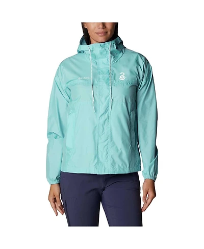 Columbia Women's Mint Philadelphia Union Flash Challenger Omni-Shade Full-Zip Windbreaker