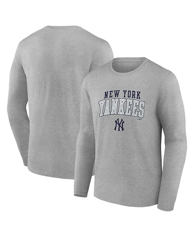 Fanatics Men's No Color New York Yankees Iconic Tricode Long Sleeve T-Shirt